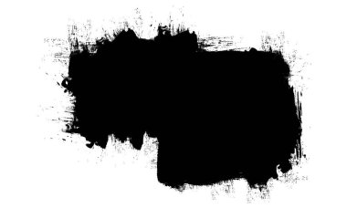 siyah banner etiket fırçası sanatsal grunge grafik ögesi soyut arkaplan boyama