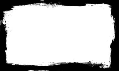 black blank frame border pictures brush painting grunge graphic element clipart