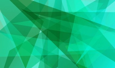soyut yeşil ışık fraktal geometrik üçgen çokgen şekilli arkaplan