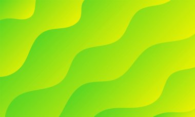 soyut yeşil ışık çizgileri dalga eğrileri düzgün eğimli arkaplan