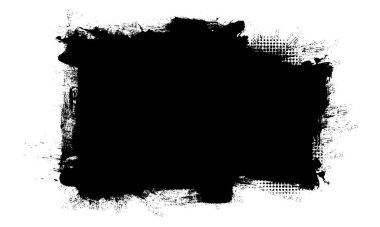 siyah fırça boyama sanatı grunge grafik ögesi