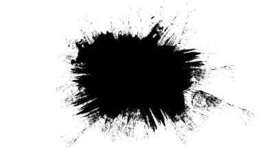siyah mürekkep fırçası boya sıçrama flaması grunge grafik soyut arkaplan
