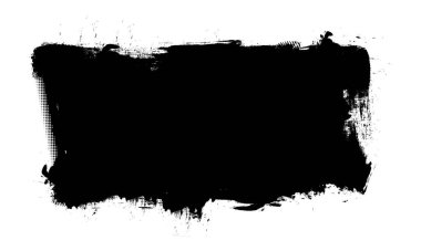 siyah mürekkep fırçası boyama sancak etiketi sanatsal grunge grafik ögesi