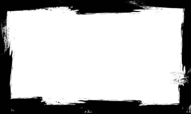 siyah suluboya fırça boş alan çerçeve çerçeve resim sanatsal element