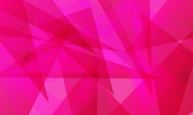soyut pembe fraktal geometrik üçgen çokgen şekilli arkaplan