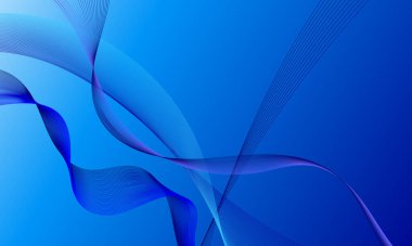 mavi düz çizgiler dalgalar yumuşak eğimli soyut arkaplan eğrisi