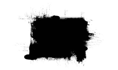 siyah mürekkep boyalı pankart etiketli grunge grafik ögesi soyut arkaplan