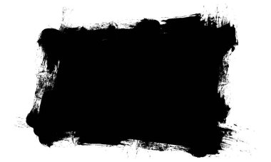 siyah mürekkep pankartı sanatsal grunge grafik unsurunu soyut arkaplan boyuyor