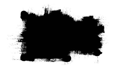 siyah fırça boyama sancak etiketi grunge grafik sanatsal soyut arkaplan