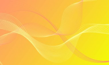 turuncu sarı iş çizgileri yumuşak eğimli soyut arkaplan eğrileri sallıyor