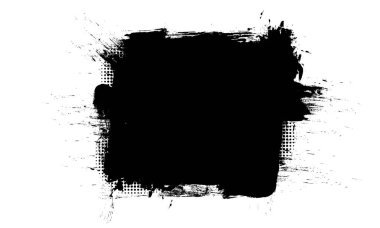 siyah mürekkep fırçası boya boş pankart grunge sanatsal grafik soyut arkaplan
