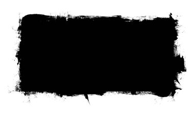 siyah mürekkep fırçası boyama sancak etiketi sanatsal grunge grafik ögesi