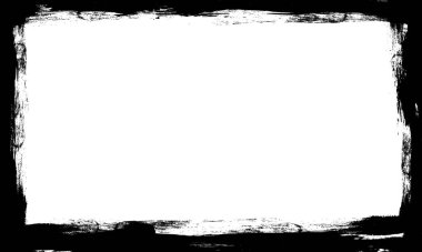 siyah mürekkep fırçası boş alan çerçeve çerçeve çerçeve resim sanatsal grunge grafik