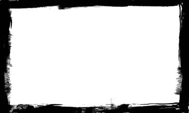 siyah mürekkep fırçası boş boşluk çerçeve kenarlık resmi sanatsal grunge biçimi