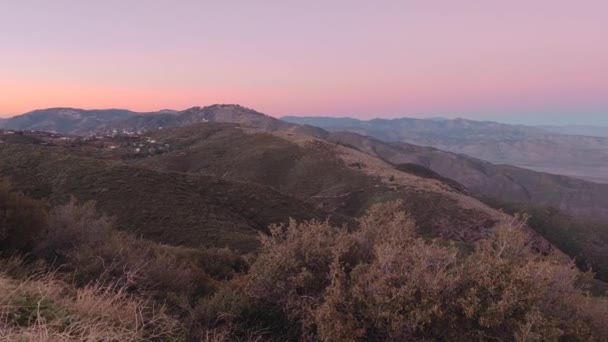 Wüstenblick Auf Kalifornien Der Nähe Des Anza Borrego State Park — Stockvideo