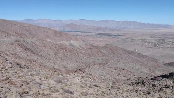 Vista Deserto Califórnia Perto Parque Estadual Anza Borrego — Vídeo de Stock