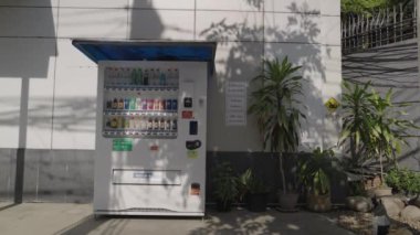 Soft Drink Vending Machine in Thai Bangkok, Thailand