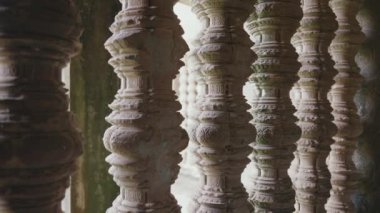 Hallway in Angkor Wat Siem Reap Cambodia Shadow and Light