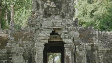 Banteay Kdei East Gate - a Buddhist temple in Angkor, Cambodia