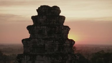 Sunset at Phnom Bakheng Angkor Temple Siem Reap Cambodia