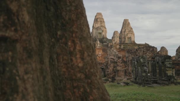 Pre Rup Temple Angkor Siem Reap Cambodia Pyramid Dedicated Shiva — стокове відео