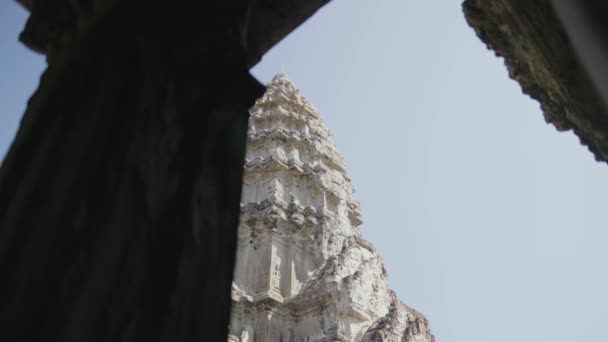 Tower Angkot Wat Siem Reap Cambodia — 图库视频影像
