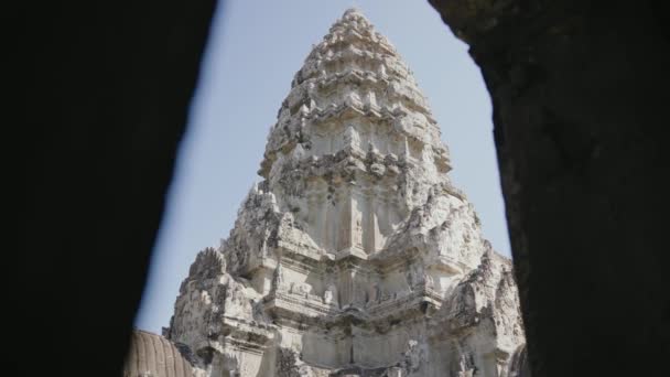 Tower Angkot Wat Siem Reap Cambodia — стоковое видео