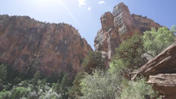 Parque Nacional Del Gran Cañón Arizona Con Sus Bandas Rock — Vídeo de stock