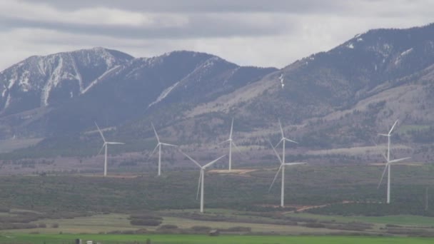 Windmill Farm Moab Utah Usa — Stock video