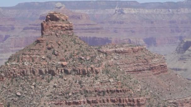 Arizona Büyük Kanyon Ulusal Parkı Katmanlı Kızıl Kaya Şeritleri Milyonlarca — Stok video