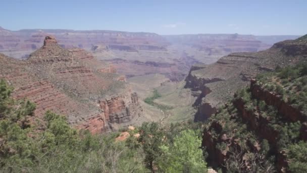 Parc National Grand Canyon Arizona Avec Ses Bandes Stratifiées Roche — Video