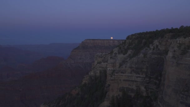 Grand Canyon National Park Arizona Med Sina Skiktade Band Röd — Stockvideo