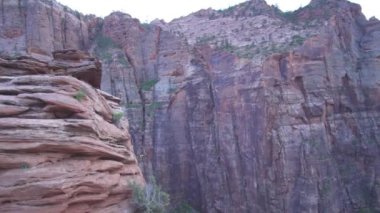 Gözlem Noktası Kanyonu Güneybatı Utah ABD 'deki Zion Ulusal Parkı