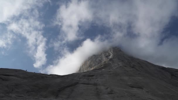 Capitan Formação Rocha Vertical Mais Icônica Parque Nacional Yosemite Famosa — Vídeo de Stock