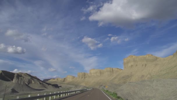 Scenic Drive Utah Arizona Southwest Usa — стоковое видео