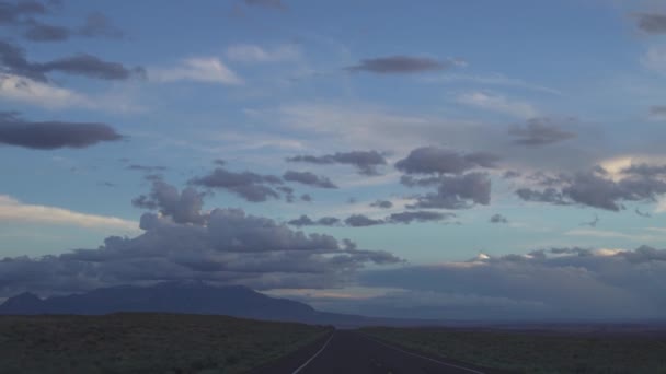 Scenic Drive Utah Arizona Sydvästra Usa Bergiga Rock Scenery — Stockvideo
