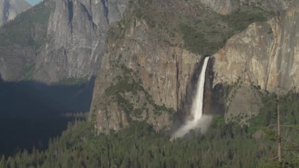 Glacier Point Θέα Θέα Yosemite Valley Half Dome Και High — Αρχείο Βίντεο