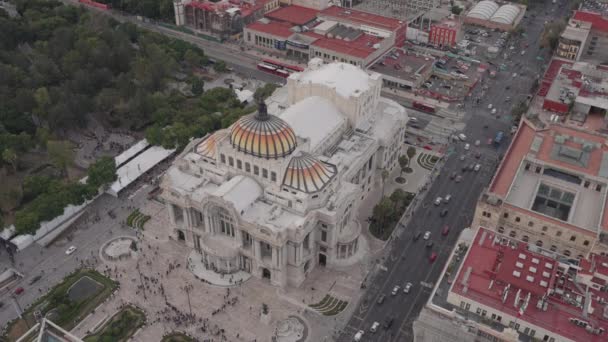 Aérea Ciudad México Ciudad Mxico Cdmx Desde Arriba Durante Puesta — Vídeos de Stock