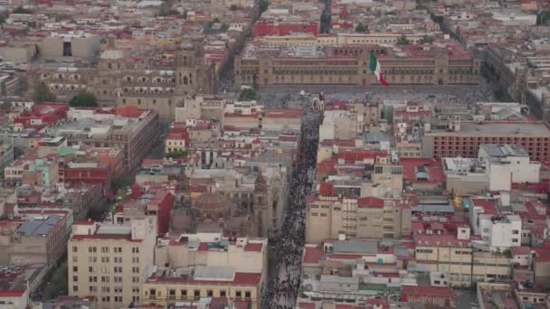 Aerial Πόλη Του Μεξικού Ciudad Mxico Cdmx Από Πάνω Κατά Πλάνα Αρχείου