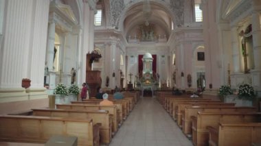 Roma Katolik Katedral Katedrali 'nin içinde Meryem Ana Baslica de la Asuncin de Mara Santsima Meksika Kilisesi Guadalajara, Meksika