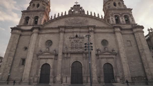 Römisch Katholische Kathedrale Mariä Himmelfahrt Baslica Asuncin Mara Santsima Mexikanische — Stockvideo