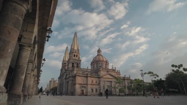 罗马天主教天主教圣母升天大教堂 墨西哥 瓜达拉哈拉 亚松森 德拉亚松森夫人教堂 — 图库视频影像