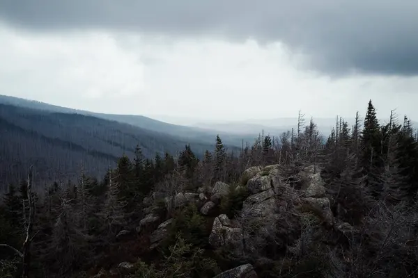Prachtig Landschap Bergen Natuur Achtergrond — Stockfoto