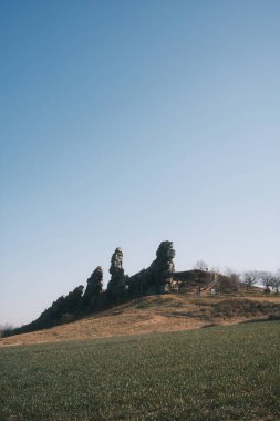 Şeytanlar Duvarı, Teufelsmauer, Saksonya Anhalt, Almanya