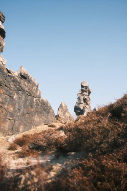 Şeytanlar Duvarı, Teufelsmauer, Saksonya Anhalt, Almanya