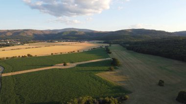 Drone 'dan güzel manzara. hava görünümü.