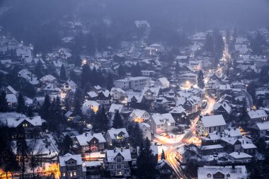 Kışın güzel Avrupa kenti