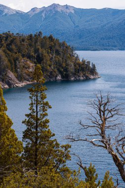 Güzel göl manzarası