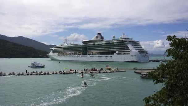 Labadee Haiti Labadee Prywatny Ośrodek Wynajmowany Royal Caribbean Cruises Królewski — Wideo stockowe