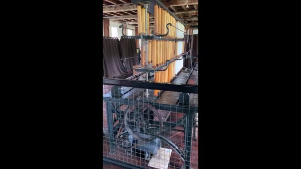 Blackstone River Valley Nemzeti Történelmi Park Slater Mill Történelmi Helyszín — Stock videók